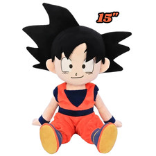 Peluche Son Goku 15" Dragon Ball Z Peluche Juguete Suave Anime Coleccionable Grande