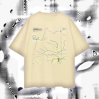 Brooks Nielsen Music for T Shirt Brian Eno Ambient Album Cotton Tee