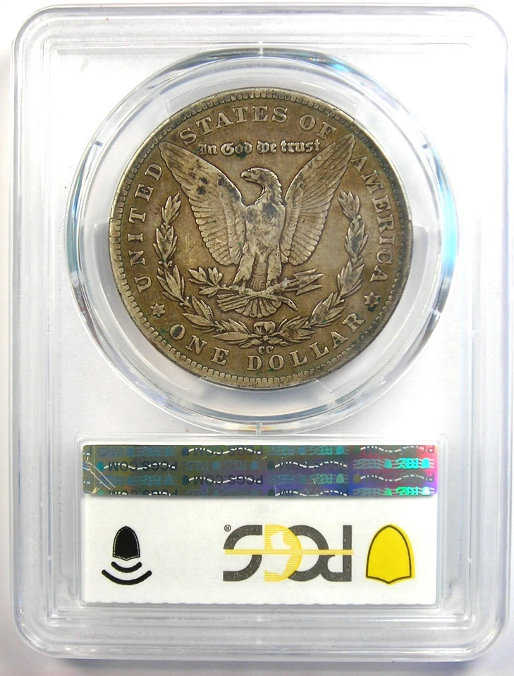1889-CC Morgan Silver Dollar $1 Carson City Coin - Certified PCGS F15 (Fine) - Image 3 of 4