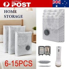 6-15 Travel Vacuum Bag Set with Rechargeable Pump Cordless for Efficient Packing