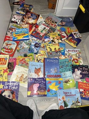 JobLot Childrens Books (around 40-50 Books ) Kids Stories/ Learning Books (z9)