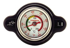 Outlaw Racing High-Pressure Temperature Gauge Radiator Cap 1.8 Temp Monitoring