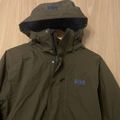 Helly Hansen Helly Tech Hooded Parka Mantel Herren Medium Khaki Grün