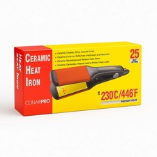 Conair Pro 2 1/2" Ceramic Heat Iron / Model Cp2559