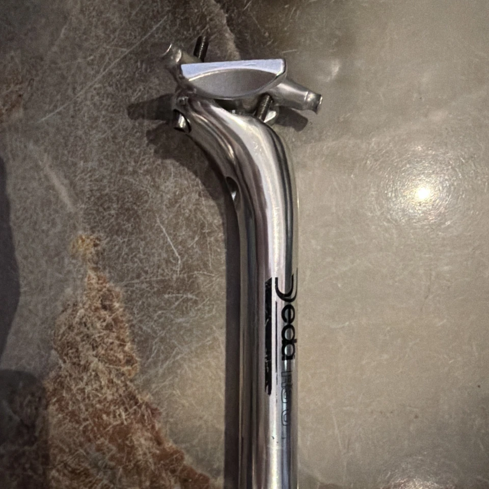 Tija de sillín de aluminio pulido Deda RS 01 27,2 350 mm de largo en muy buena condición Foto 2 de 4