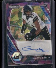 Camryn Bynum 2021 Panini Prizm Draft Picks Purple Ice Rookie Auto #D /99