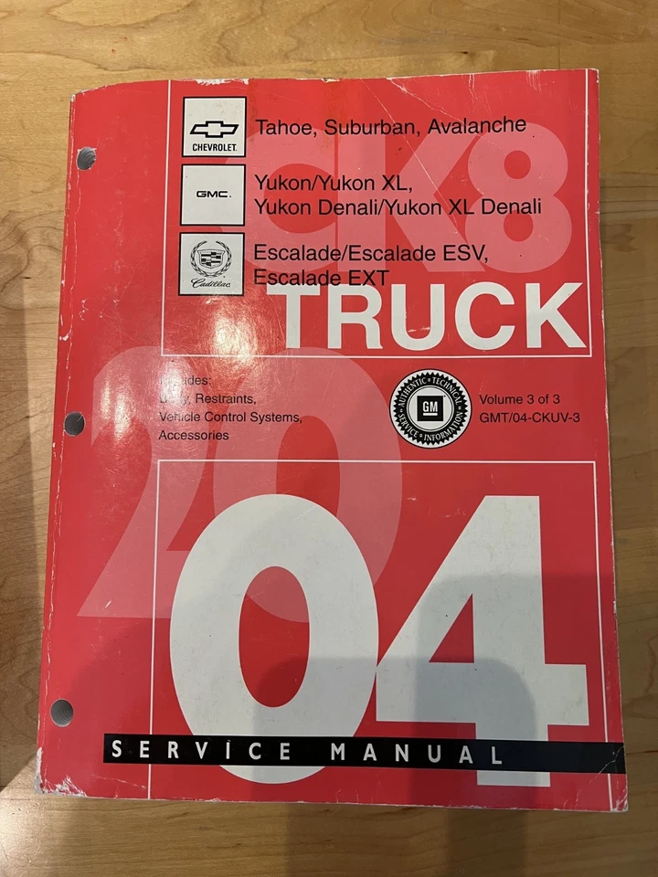 2004 Chevy suburban Tahoe Avalanche Gmc Yukon Cadillac Escalade Service Manuals. - Image 2 of 4