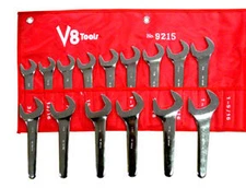 V8 Tools 9215 15pc SAE Service Wrench Set