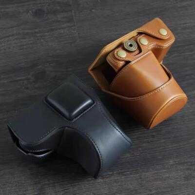 PU Leather Camera Case Bag Cover+Shoulder Strap For Sony NEX-5R/5T/5N NEX-7/6/F3
