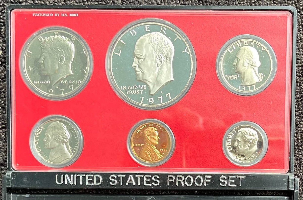 UNITED STATES PROOF SET 1977 Mint in ORIGINAL BOX | eBay