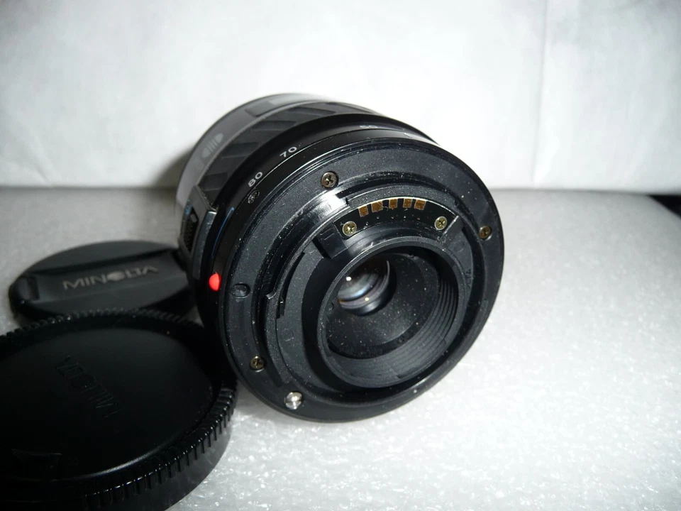 Minolta Maxxum AF 28-80 мм F4-5.6 макро зум крышки капота Японии EX Sony Alpha NoRes! - Изображение 3 из 4