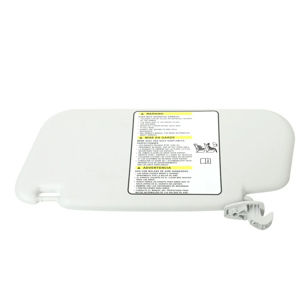 14-20 FIAT 500L SUN VISOR WITH MIRROR RIGHT PASSENGER SIDE OEM NEW 5NE21MS7AA - Imagem 2 de 4