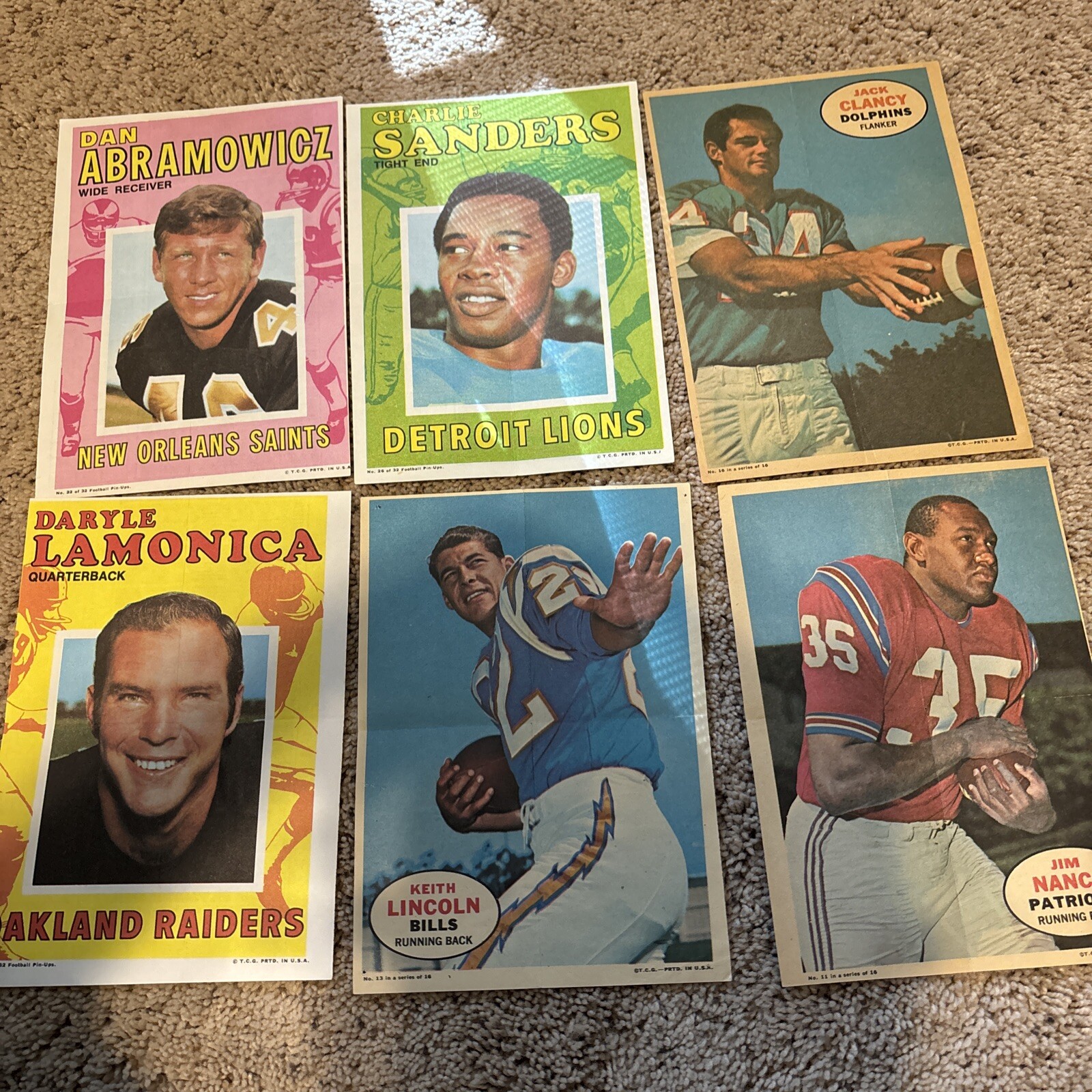 1960's 1970's Football Posters lot of 29