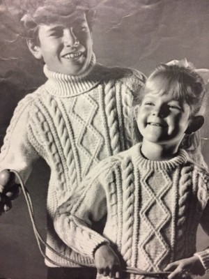 VCS001 KNITTING PATTERN CHILDREN'S CLASSIC ARAN