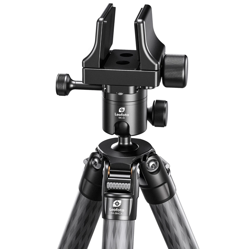 Leofoto Outdoors Tripod with Ball Head and Clamp- SA-363CX+MK-40X+GS-3 - Image 2 of 4