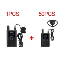 Retekess Tt125 Tour Guide Audio System Mic Transmitter 50 Receiver Travel Church