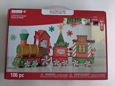 Christmas Creatology 3D Structure Craft KIT -CHRISTMAS TRAIN - 106pc Age 6 