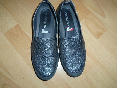 Slipper/Halbschuh von AEROSOLES in grau/Silber, Größe 5