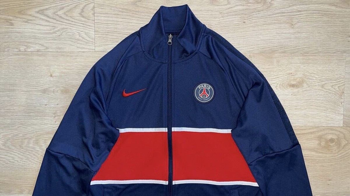 PSG PARIS SAINT-GERMAIN NIKE 2020/21 FOOTBALL ANTHEM JACKET SIZE