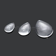 20Pcs Teardrop Clear Transparent Drop-type Dome Magnifying Glass Cabochon Cover