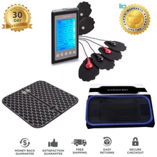 Tens Unit Muscle Stimulator Machine Drug Free Pain Reliever 12 Modes Massager