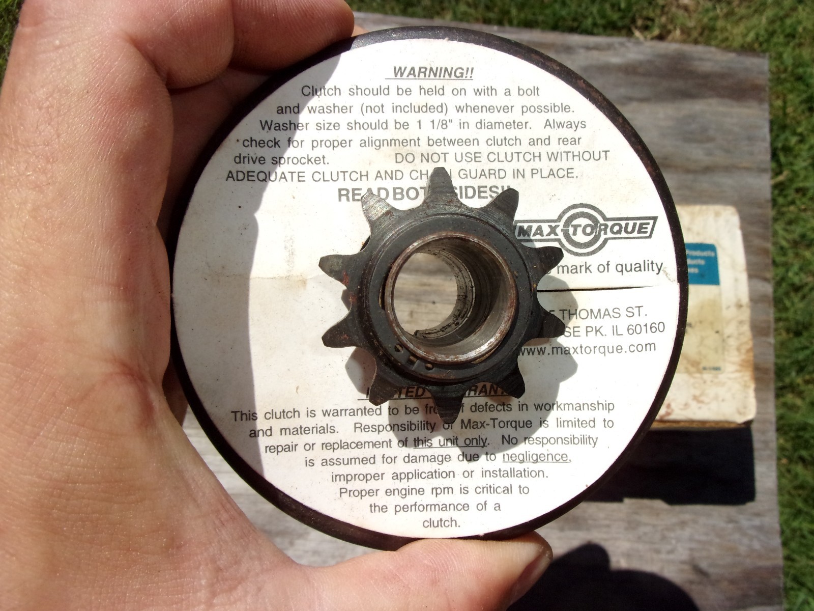 Prime Line Centrifugal Clutch For Mini Bike Go Kart Lawn Mower Chain 3/