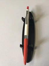 VTG Scripto Ballpoint Pen Orange & White Square Button