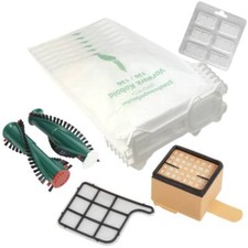 Set filtro sacchetto polvere adatto per Vorwerk Folletto 135 con spazzola elettrica EB350/351