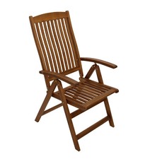 Gartensessel Klappsessel Hochlehner Gartenmöbel Sessel Klappstuhl MARACANA Holz