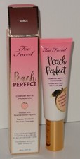 New Too Faced Peach Perfect Comfort Matte Foundation Medium Coverage Sable