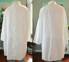 Best Medical L/S Lab Coat Gown Snaps Side vents 44" Length Size 3X White