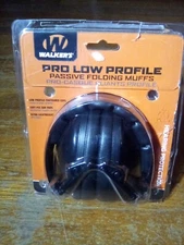 Walker's Pro Low Profile Passive Folding Muffs 31 NRR GWP-FPM1