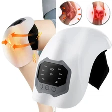 Electric Knee Massager with Heat, Red Light, Comfort Vibration, Cordless Design