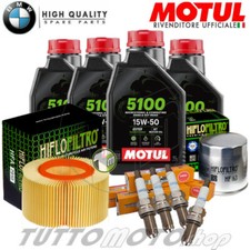 Tagliando BMW R 1150 R / ABS 2000-2006 Kit Olio Motul 5100 15W50 Filtri Candele