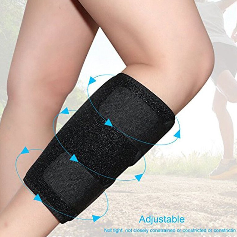 Adjustable compression neoprene calf SUPPORT sleeve SHIN splints muscle