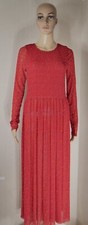 FREE PEOPLE Hello And Goodbye Mesh Midi Dress Red Floral Print Womens Medium