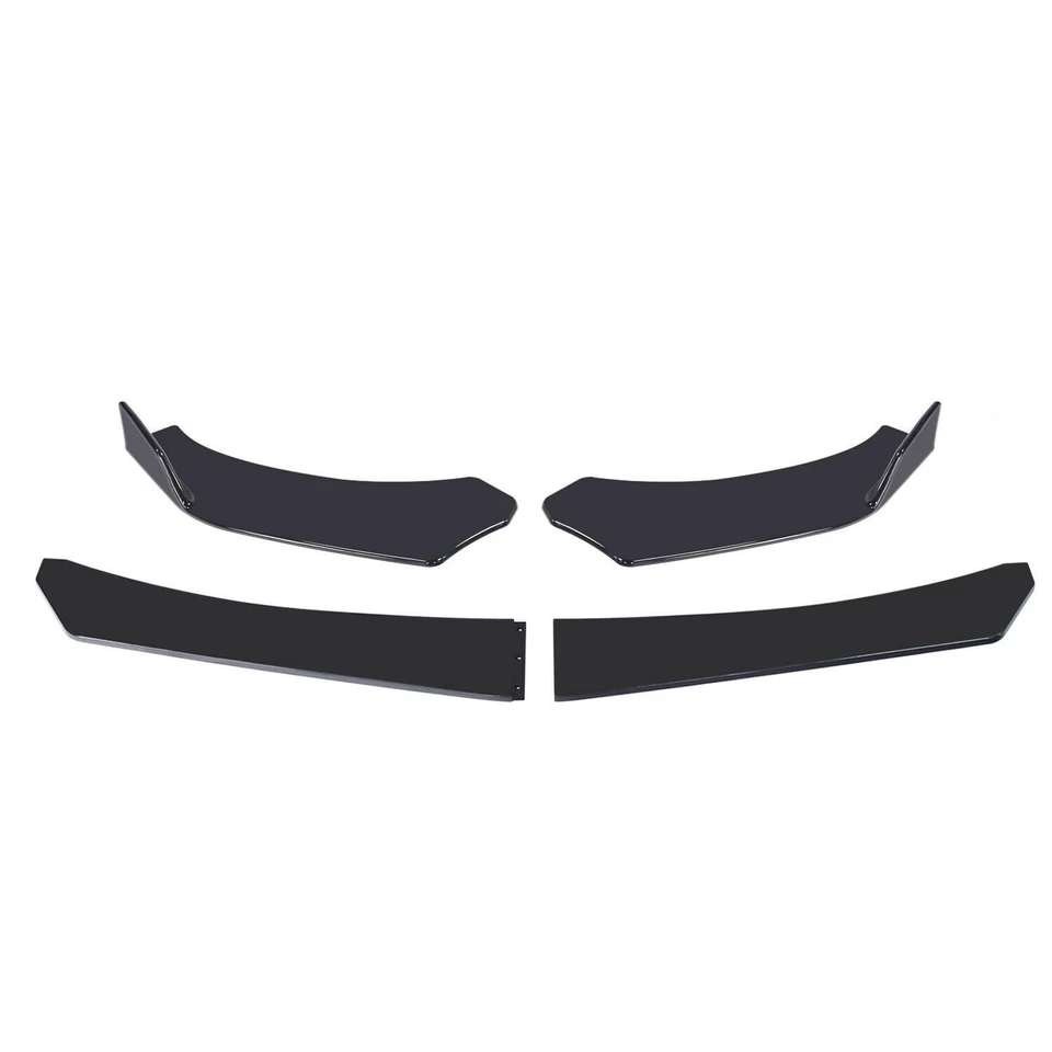 For BMW 535i M Sports Front Bumper Lip Splitter Spoiler Body Kit Glossy Black Foto 4 de 4