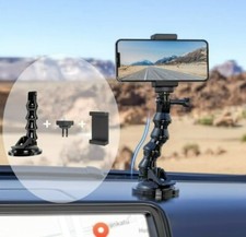 Flexible Gooseneck Extension Suction Cup Car Mount Holder with Phone Holder for