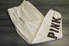 PINK VICTORIA'S SECRET EVERYDAY LOUNGE RELAXED JOGGER SWEATPANTS PANTS size L