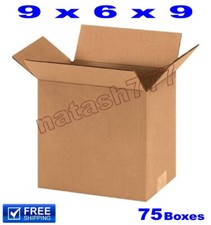 75 - 9x6x9 Cardboard Boxes 32ECT Mailing Packing Shipping Corrugated Carton