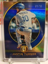 2017 Panini Chronicles Gold Standard #18 Justin Turner #/79 Los Angeles Dodgers 