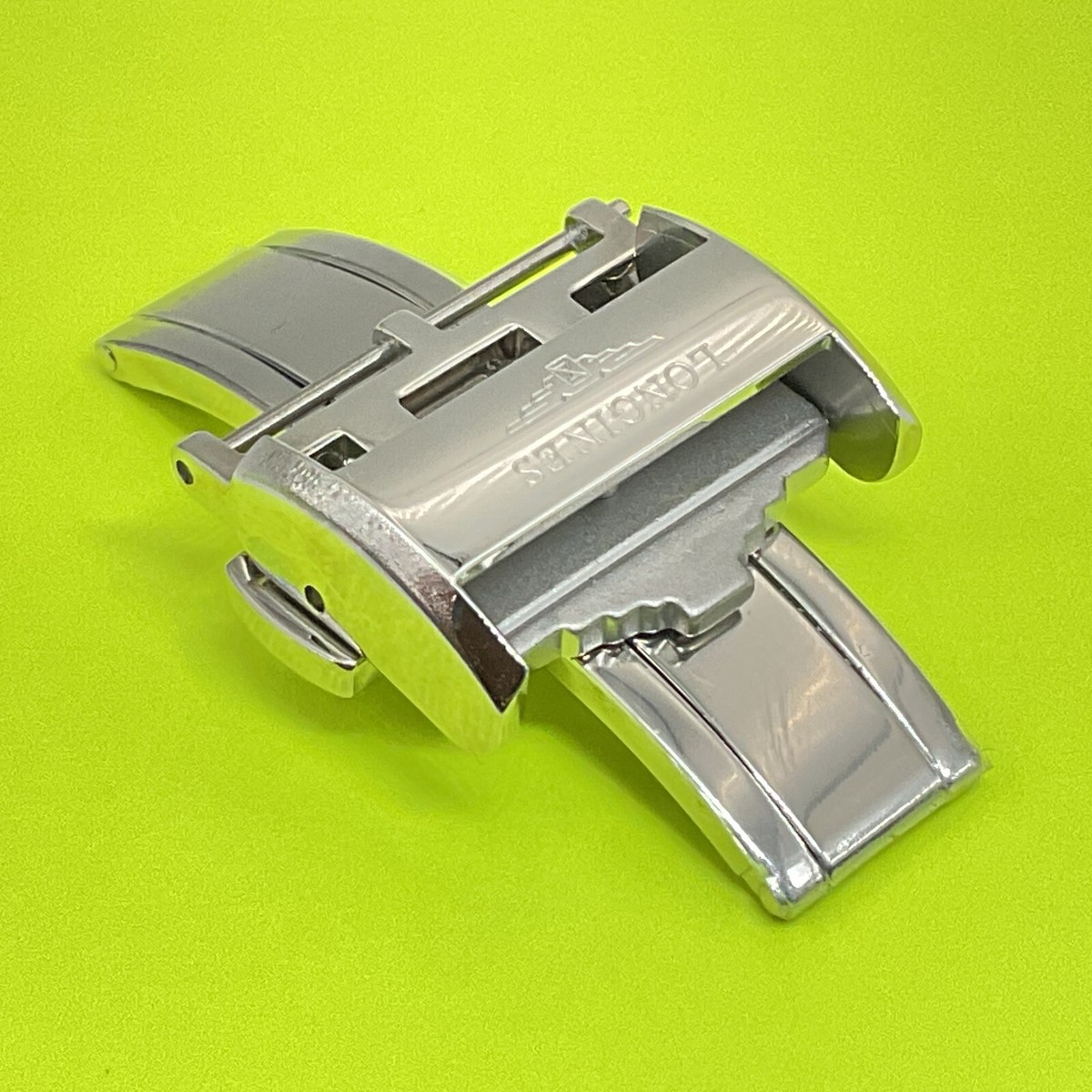 NEW GENUINE LONGINES 18MM DEPLOYMENT CLASP BUCKLE STAINLESS STEEL