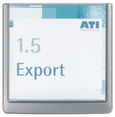 DURABLE Türschild CLICK SIGN, (B)149 x (H)148,5 mm, graphit