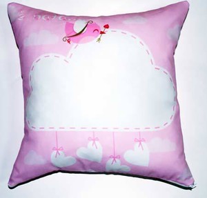 Cuscino Rosa E Nata Una Bimba O Bebe Con Foto E Testo Nascita Compleanno Festa Ebay