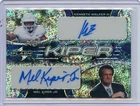 2022 LEAF FLASH #FKD-12 KENNETH WALKER III & MEL KIPER JR. DUAL AUTOGRAPH #1/1