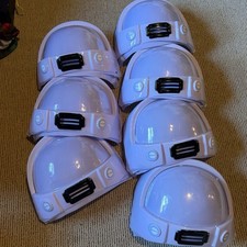 Kids Unisex Astronaut Costume Helmet White Plastic One Size Halloween Lot of 7