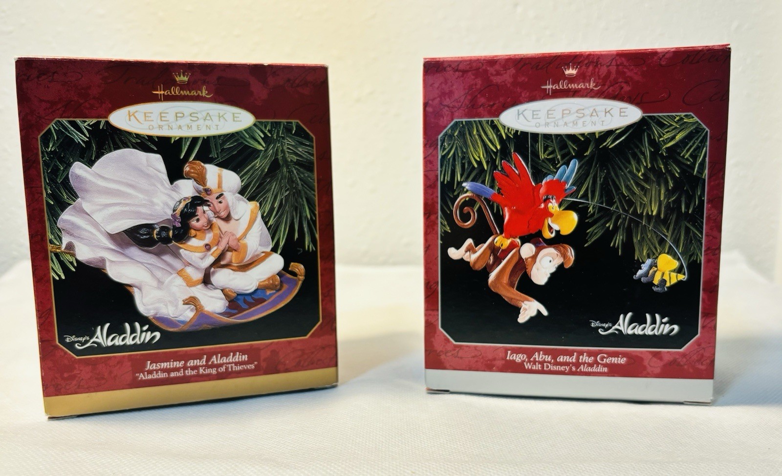 Hallmark Keepsake 1997 Jasmine and Aladdin King Of Thieves Ornament
