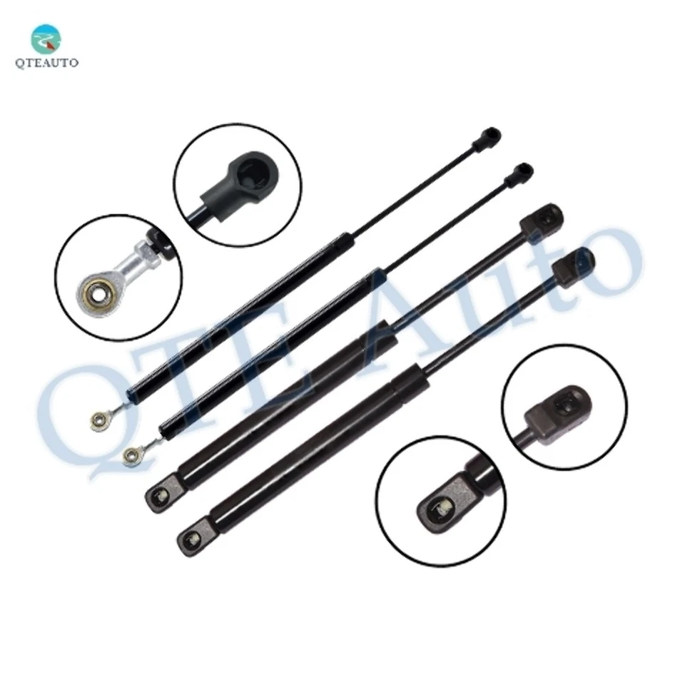 Комплект из 4 подъемных опор переднего капота заднего стекла для 2004 Nissan Pathfinder Armada - Изображение 2 из 4