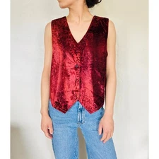 Vintage Sostanza Velvet Vest 