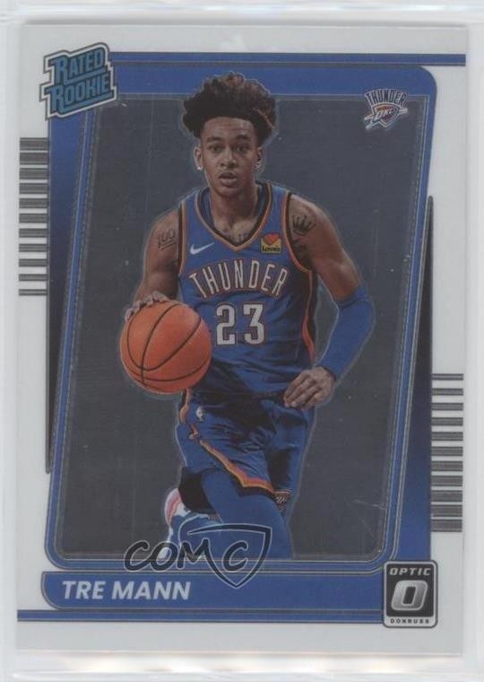 2021-22 Panini Donruss Optic Rated Rookie Tre Mann #168 Rookie RC 0y6s